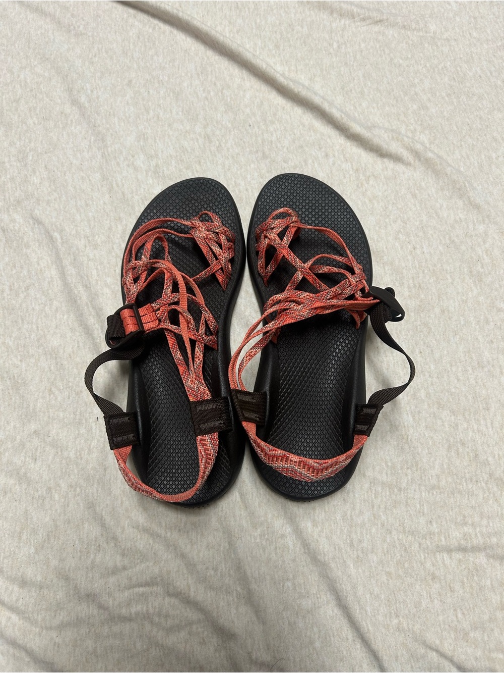 Women’s Chaco Sandals zx3 Slingback Strappy Hiking Outdoor Granola Coral Pink